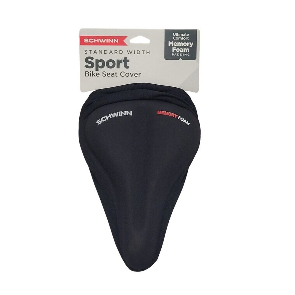 SCHWINN Sport Bike Seat Cover Standard Width Memory Foam Padding Pacific cycle